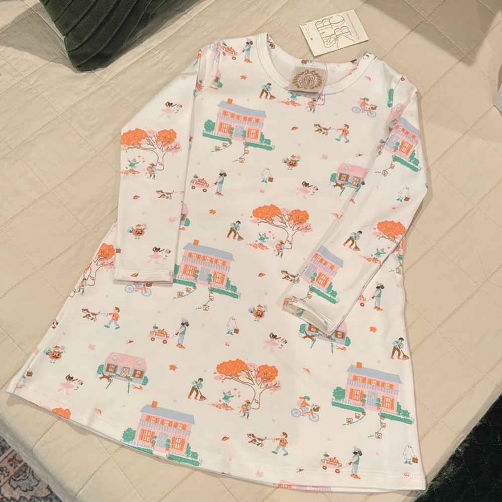 TBBC Long Sleeve Polly Play Dress - Scenes Around South Ashland 4T